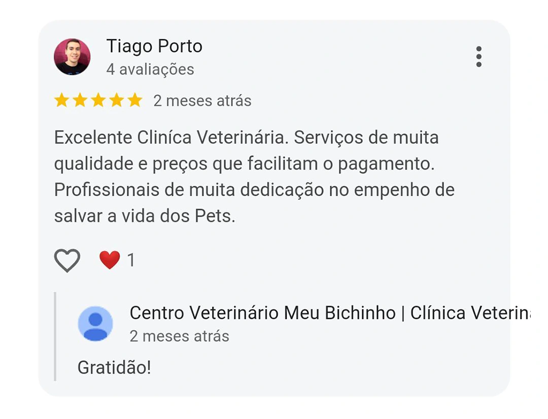 Avaliação 5 estrelas