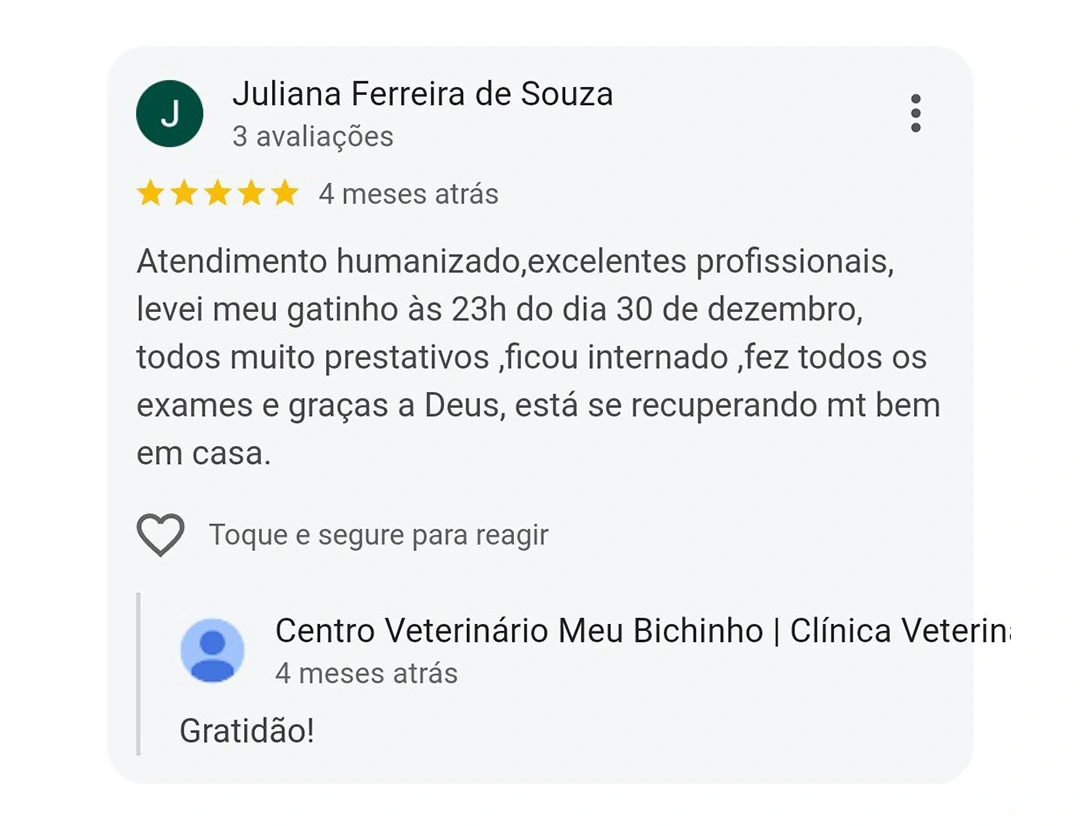 Avaliação 5 estrelas